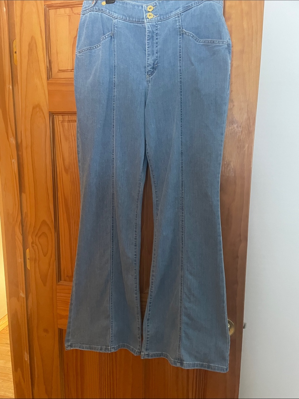 Ladies INC International Concepts Light Blue Flared Jeans